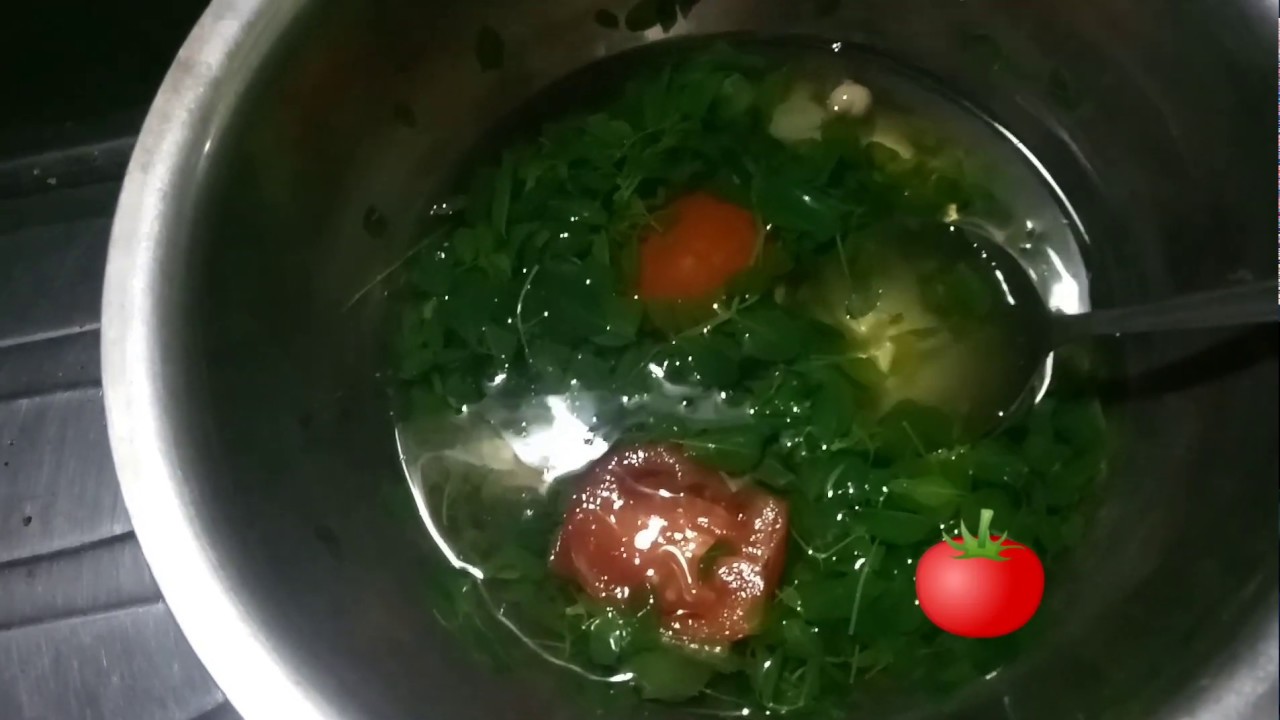 Sayur Daun kelor rebus 