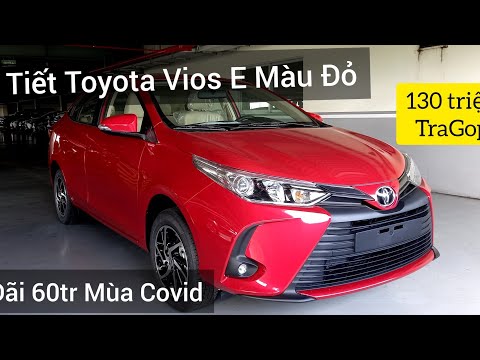 Video Chi Tiết Toyota Vios 1.5E CVT Màu Đỏ 2021 | Giá Xe Lăn... - youtube