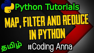 #46 Map(),Filter() and Reduce() in Python || Python Tutorials in Tamil|| #CodingAnna