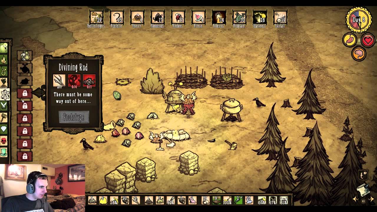 Dont Starve Together 2 player Coop part 4 (with twitch commands