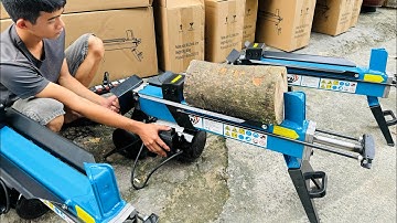 Máy chẻ củi thuỷ lực ( lực ép 7 tấn ) 08/11/2023| ☎️0382003453 - 0913601815