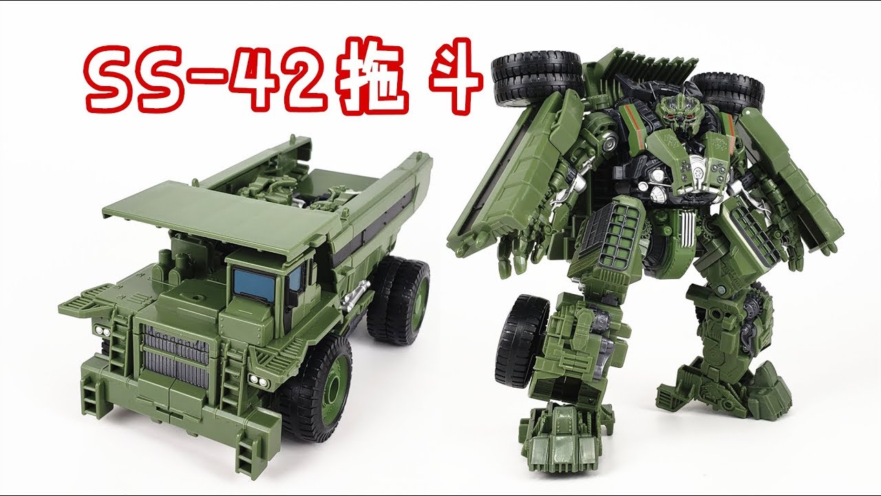 呆萌滑稽的绿胖子！变形金刚SS-42 V级拖斗/Transformers Studio Series SS42 LONG HAUL-刘哥模玩