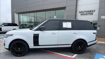 Available 2019 Range Rover Supercharged V8