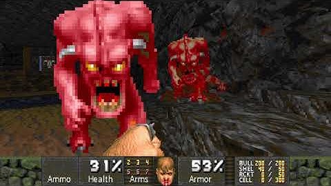 Doom II: Eviternity (100%) Walkthrough - Map02: Subterranean [Ultra- Violence, Pistol- Start].