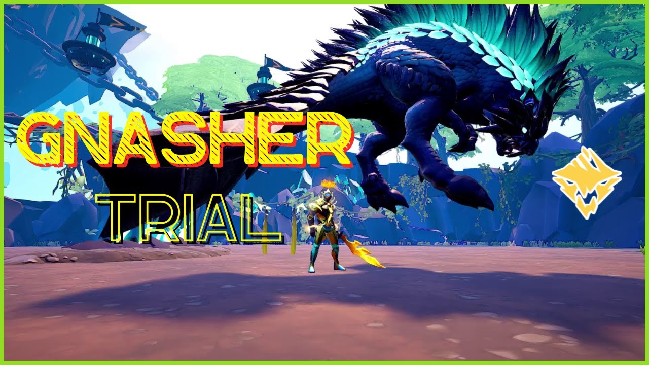 Dauntless Gnasher Trials - Solo Sword Easiest Sub 5 build