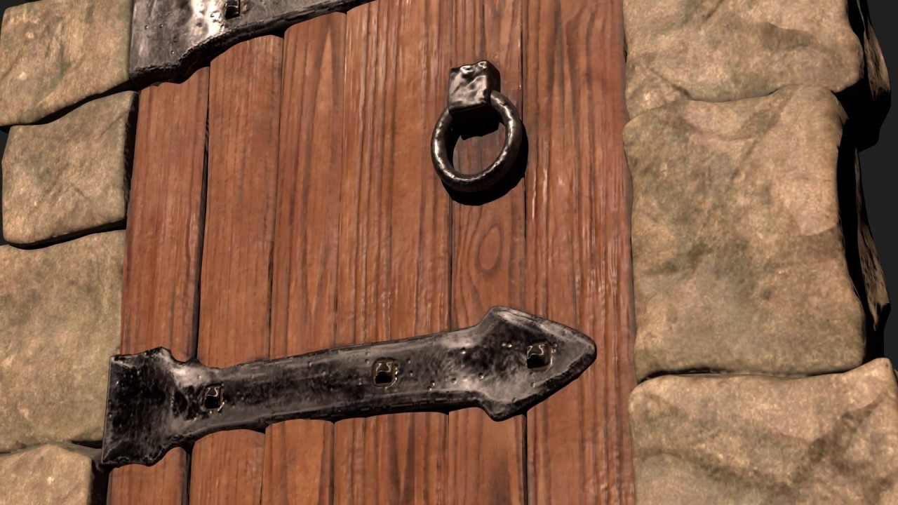 Medieval Door - Fully Textured