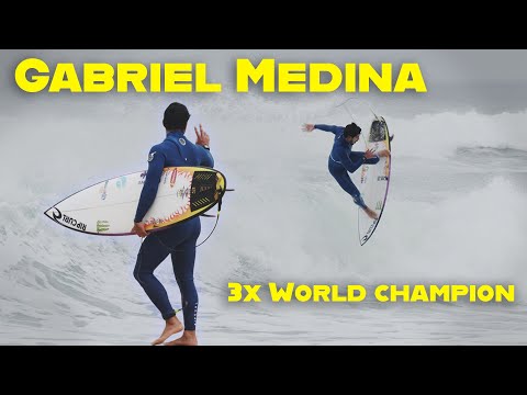 *RAW* Gabriel Medina Ripping Fun Waves in Portugal