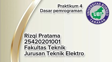 Praktikum 4(penggunaan if else) dasar pemrograman
