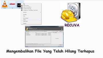 Mengembalikan file yang telah hilang terhapus dengan Recuva