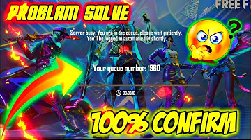 FREE FIRE NOT OPENING || GAME NOT OPENING || YOUR QUEUE NUMBER PROBLEM FF NOT OPENING 😭