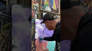 New Art In The Making At 33Nart.com Studio. Christian Calvin