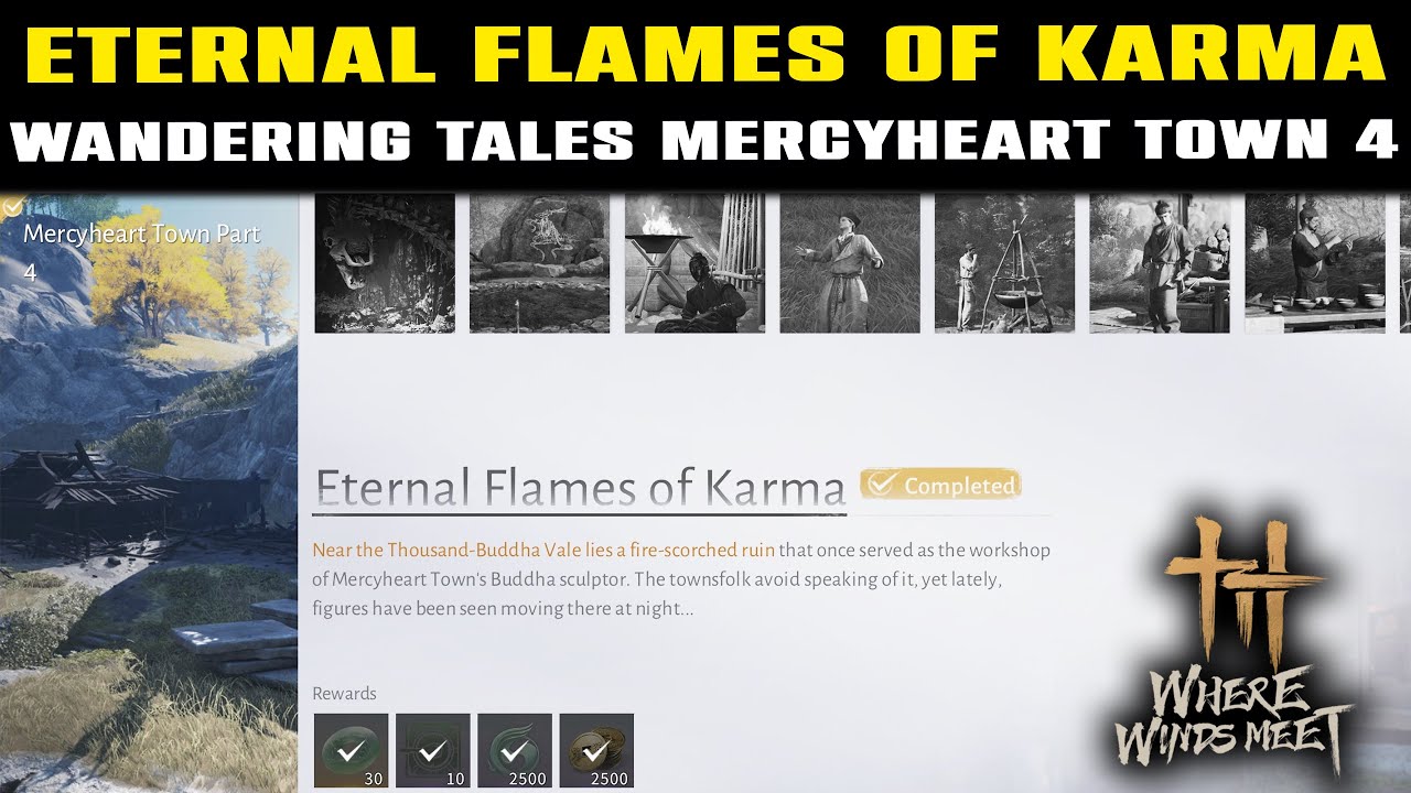 Wandering Tales: Город Мерсихарт. Часть 4: Вечное пламя кармы | Где встречаются ветры