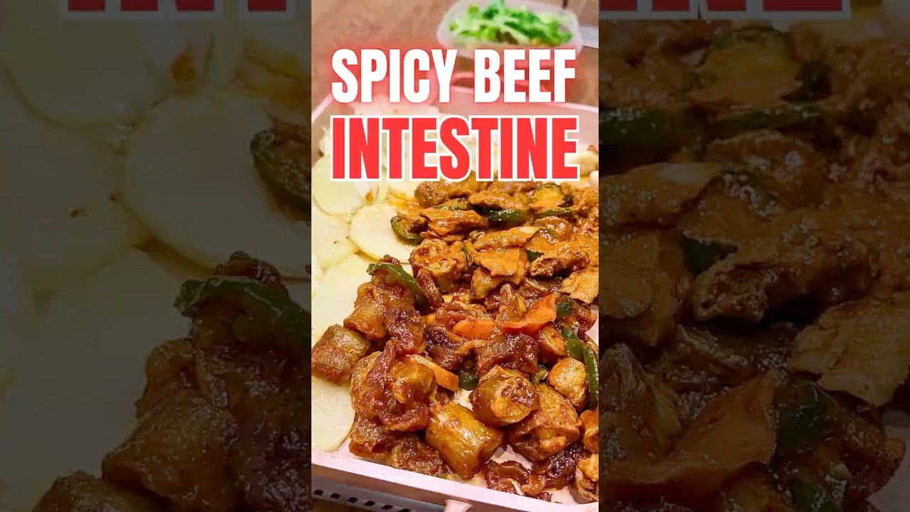 We Couldn’t Stop Eating This Spicy Beef Intestine 🌶️