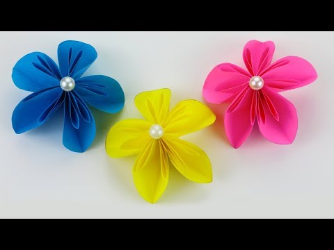 Easy Origami Paper Flowers | Flower Making | DIY