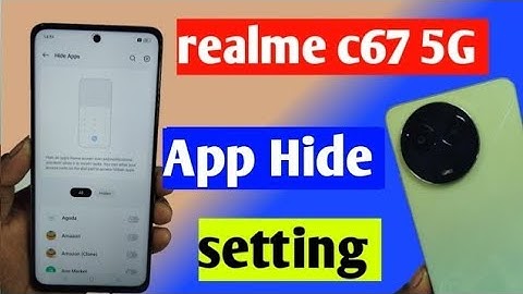Realme c67 5g app hide kaise kare How to Hide App in Realme C67 5g | realme c67 5g app hide setting