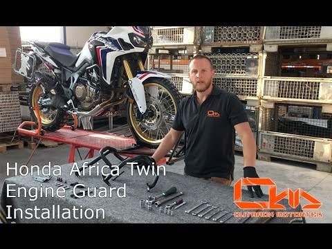 Honda Africa Twin 1000 - Engine Guard Installation