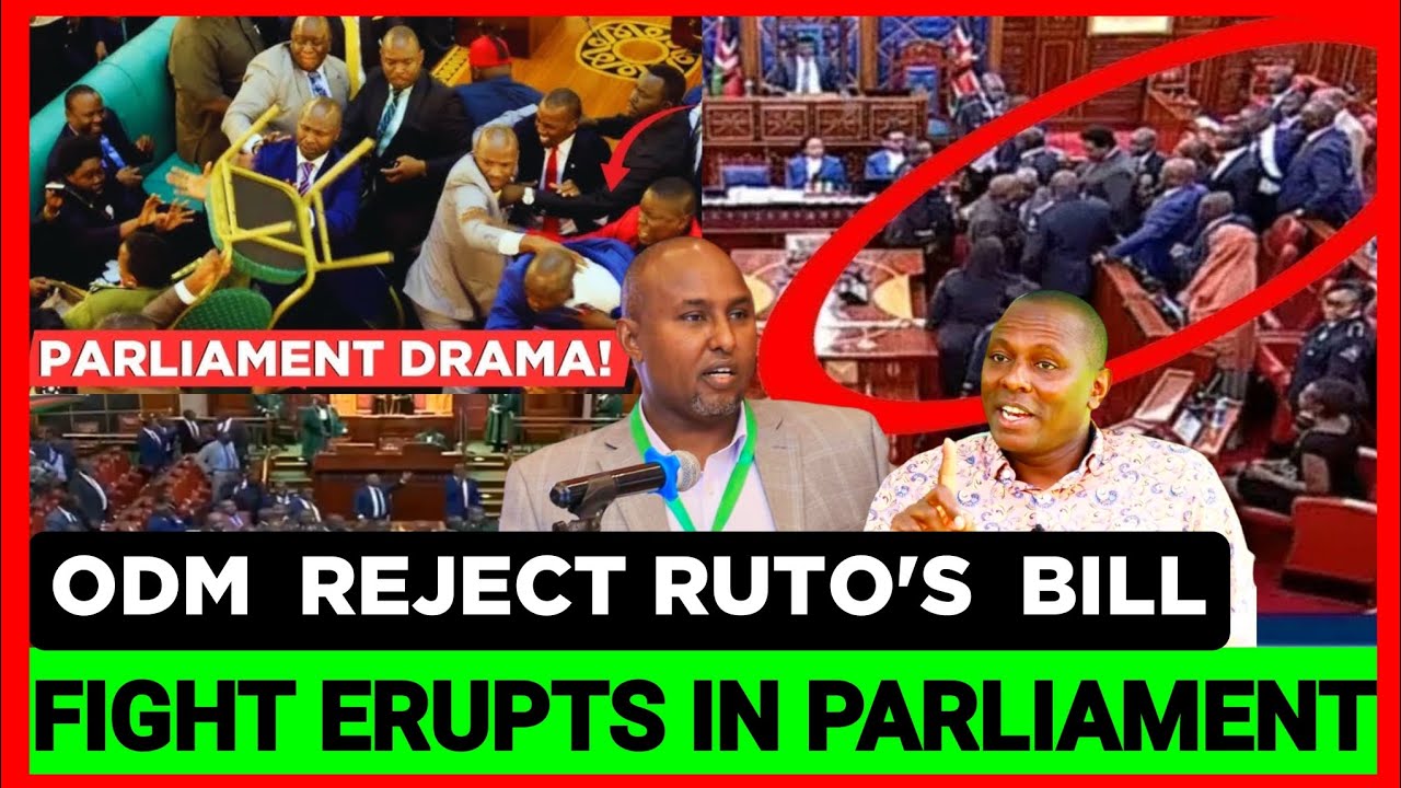 BREAKING NEWS! Drama in PARLIAMENT as ODM MPs Reject RUTO'S Bill Today