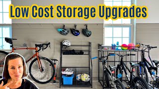 Upgrading Our Garage Bike Racks & Sports Equipment Storage (Easy, Low Cost Garage Organization)