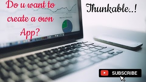 Do you want to create your OWN APP with no-code?/#Thunkable in Tamil