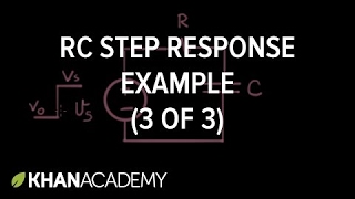 RC step response 3 of 3 example