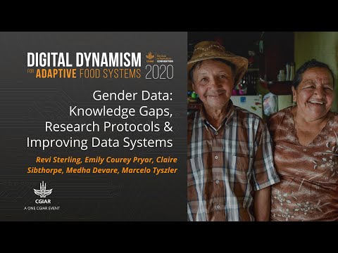 Gender Data: Knowledge Gaps, Research Protocols & Improving Systems - 2020 Convention session