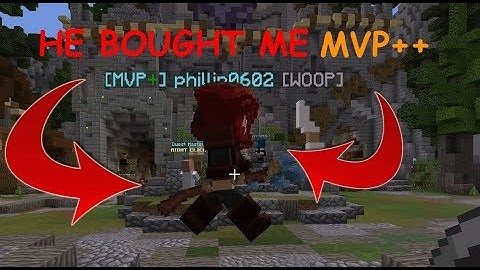 HE BOUGHT ME MVP++ ON HYPIXEL