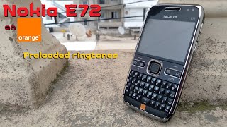 Nokia E72 orange France  Preloaded Ringtones part 1