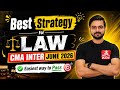 Law Strategy CMA Inter June 2026 