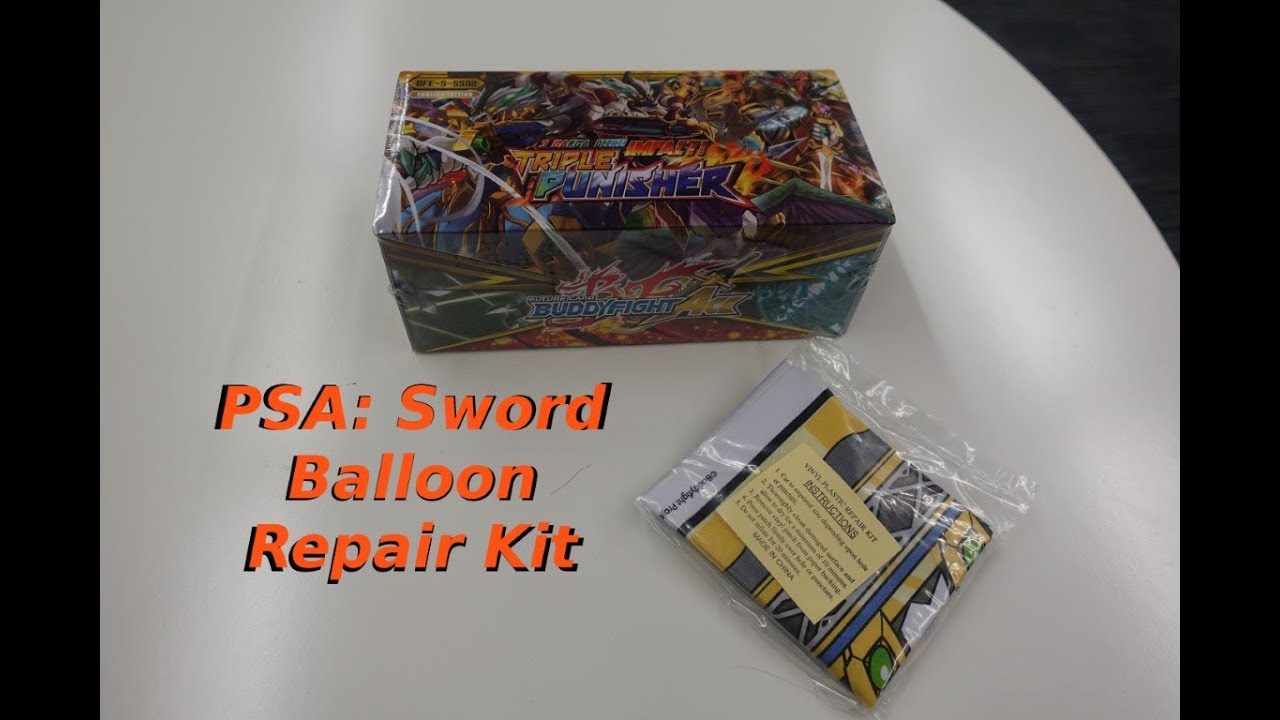 PSA Sword Balloon Repair Kit YouTube