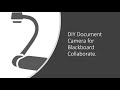 Document Camera Blackboard Collaborate