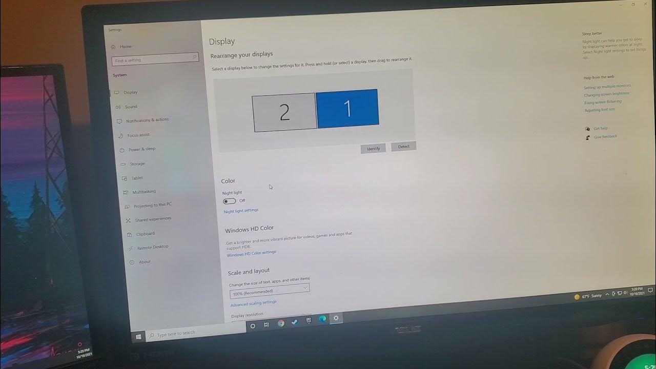 Asus Monitor Not Showing DisplayPort EASY Fix (STEPS BELOW) YouTube