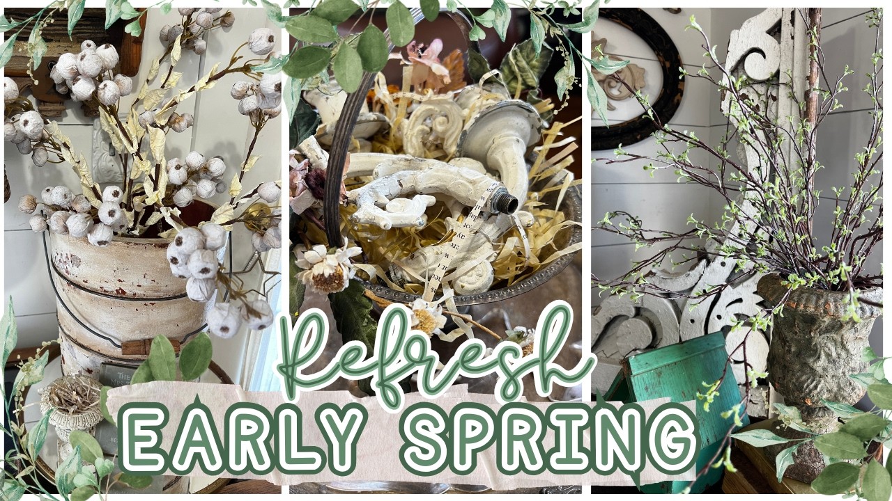 Early Spring Refresh    Decorate My Living Room With Me  Simple Easy Inspiration