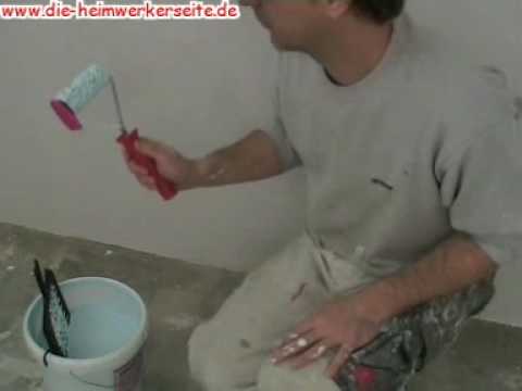 Wände streichen / malern youtube