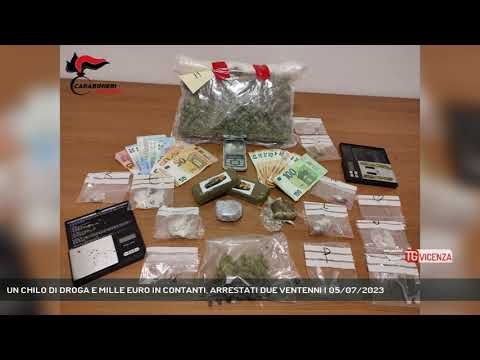 UN CHILO DI DROGA E MILLE EURO IN CONTANTI, ARRESTATI DUE VENTENNI | 05/07/2023