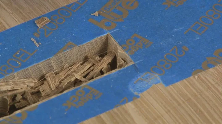 Simple Blue Tape Trick for Tight Fitting Through-Mortises