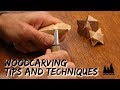 Woodcarving Cutting Techniques and Safety with Moravian Star Homework Project