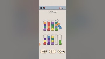 Sortpuz level 44 water color puzzle game 2022