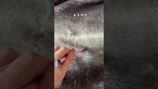 #asmr tracing words in a fluffy blanket, can u guess what I write ?