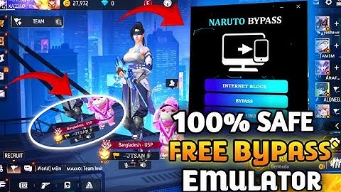 100% SAFE FREE BYPASS #FreeFireFREEBYPASS!! Bangla Tutiorial ! Naruto X Cheats !! 3 DAY!! Ob50#nxc