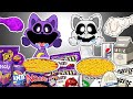 Convenience Store WHITE PURPLE Food with CATNAP vs WHITE CAT | POPPY PLAYTIME CHAPTER 3 | ASMR