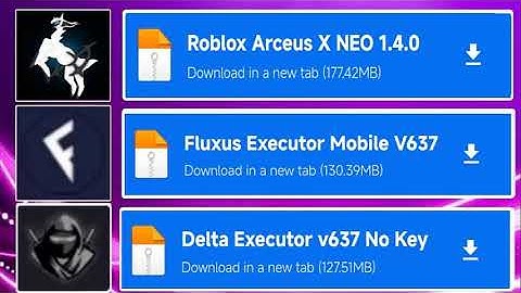 TOP 3 EXPLOITS  Fluxus Executor Mobile , Delta Executor & Arceus X Neo Download v637