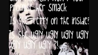 Video thumbnail of "Hole- Pretty On The Inside Lyrics"