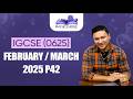 IGCSE Physics 0625 P42 Feb March 2025 FULL Paper Solved | Final Exam Prep Guide