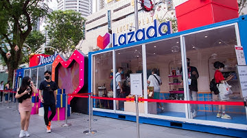 Behind the Scenes of Lazada Festive Pop-Up