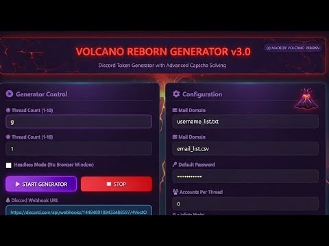 🔥Discord Free Token Generator 2026⚡|Auto Captcha Solve