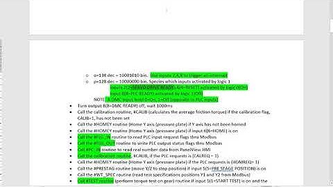Torque Tester Galil Program Explanation PDF File
