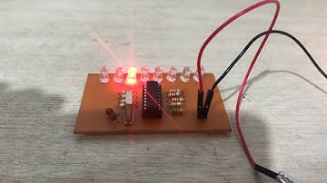 Knight Rider circuit with PIC16F84A