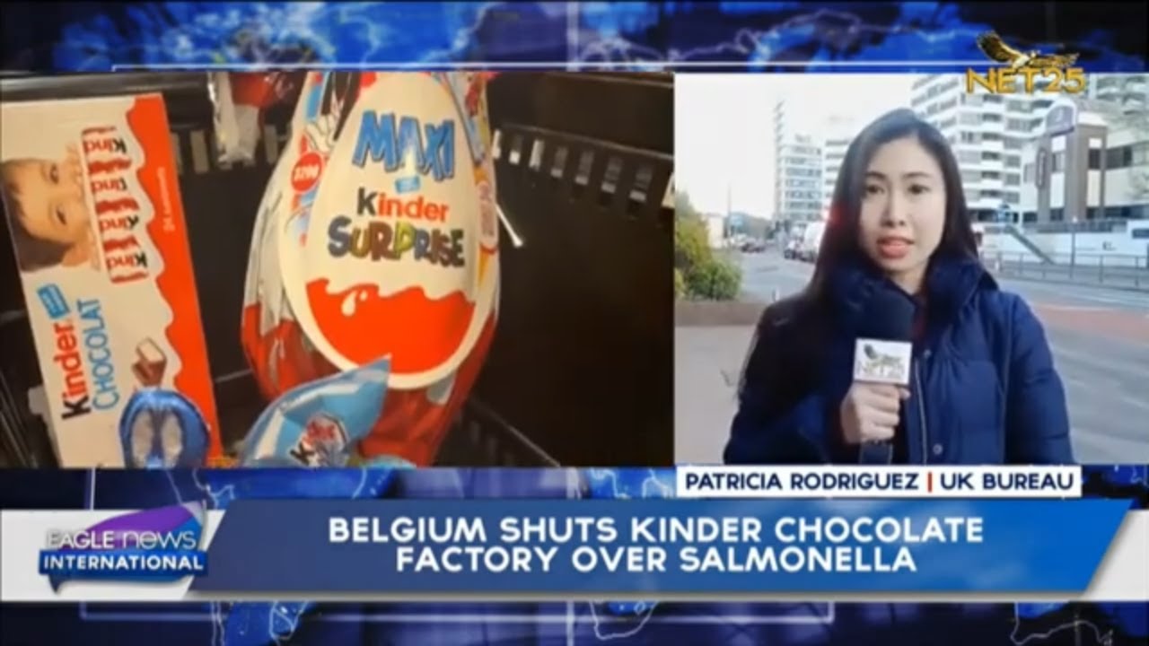 Ferrero recalls Kinder chocolates over Salmonella fears Patricia Rodriguez UK Bureau YouTube