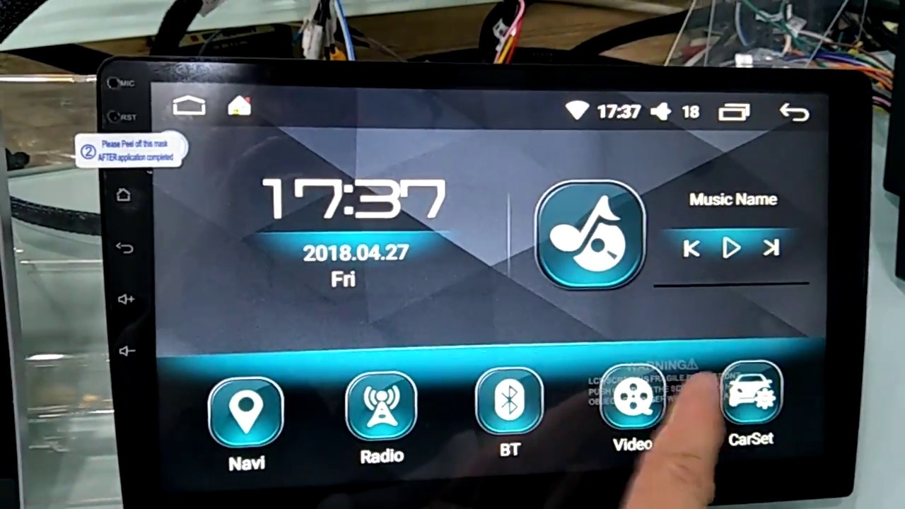 Выпуклый 10,1-дюймовый GPS HD-плеер Android Master серии LITE (2018) - CL-10AD
