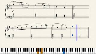 Schubert, Ecossaise No. 4 Op 18 (D.145) [Piano Tutorial + Sheets]